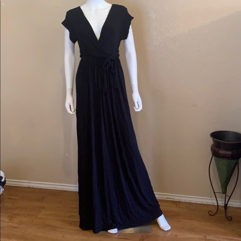 Black ASOS Black Maternity Maxi Dress Size 12